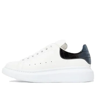 Alexander McQueen (WMNS) Alexander McQueen Oversized Sneakers White Snake Black 718233WIDJA8851