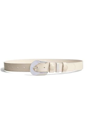 Altuzarra Western Boho Leather Belt in Ivory at Nordstrom, Size Medium