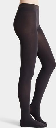 Simons Womens Volterra solid 3D microfibre tights 60 denier - Opaque Exclusive collection from Italy