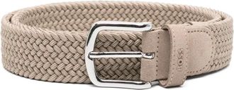 BOSS interwoven belt - Neutrals