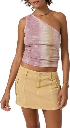O'Neill Celeste Tie Dye One-Shoulder Tank in Orchid at Nordstrom, Size X-Small