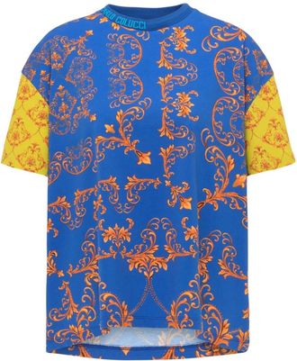Carlo Colucci Blouses & Shirts - Dames - T-shirts - Blauw - M - Tops