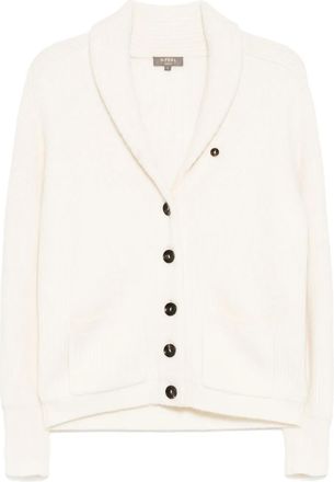 N.Peal Kensington cardigan - women - Organic Cashmere - M - Neutrals
