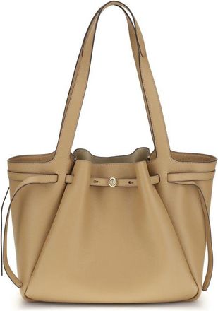 Tory Burch Beige leren handtas