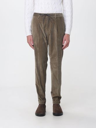 Luciano Barbera Straight-Leg Corduroy Trousers with Drawstring