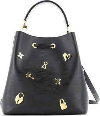 Louis Vuitton NeoNoe Handbag Love Lock Epi Leather bucket bag - Zwart