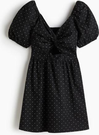 H&M Kleid mit Twistdetail - Schwarz