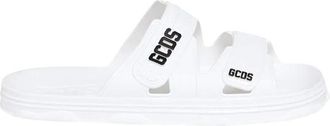 GCDS Rubber Slide - Dames - Sandalen - Wit - 41 EU - Schoenen