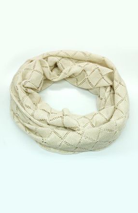 Portolano Cashmere and Silk loop scarf in White at Nordstrom