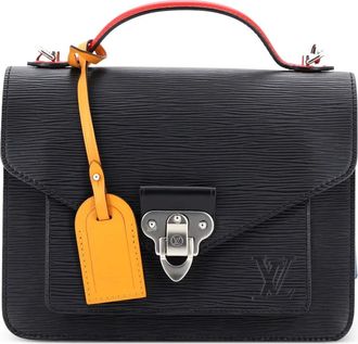 Louis Vuitton Neo Monceau Handbag Epi Leather satchel - Nero