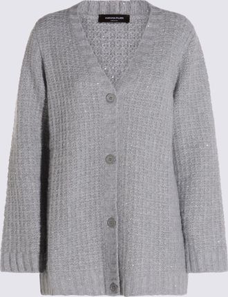 Fabiana Filippi Sweaters Metallici E Grigi-Donna