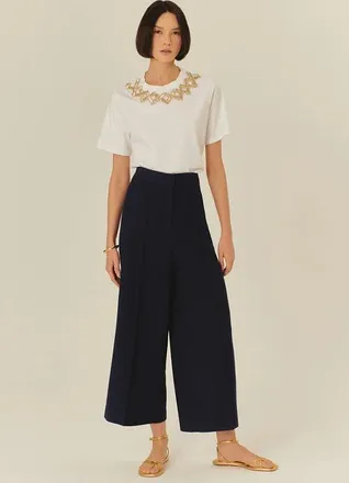 Exquise Sophie Tailored Wide in Navy Blue at Nordstrom, Size X-Large