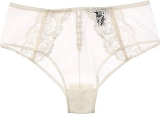 Kiki De Montparnasse Kiki De Montparnasse Juliette High-Waist Silk-Trim Panty