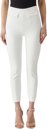 Elisabetta Franchi Mujer, Pantalones, Blanco, Talla: S