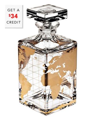Vista Alegre Atlas Whiskey Decanter With $34 Credit