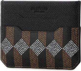 Au D&eacute;part Womens Holder Card Case Navy Leather Wallet
