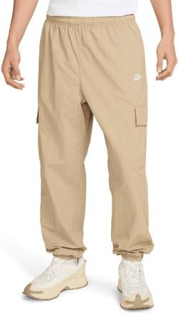 Nike Mens Club Woven Cargo Pants - Parachute Beige/Parachute Beige Size 3XL