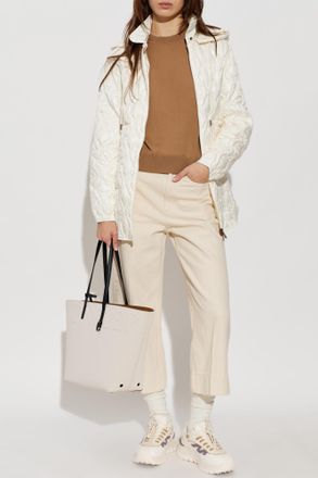 Moncler Down Jacket Balette, Womens, Cream