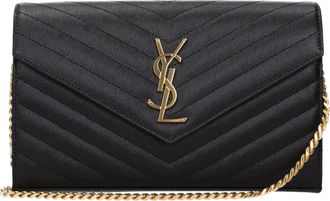 Saint Laurent Borsa Saint Laurent Cassandre da donna in pelle nera