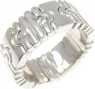 Bulgari White Gold White Gold (18K) Band Ring (Pre-Owned)