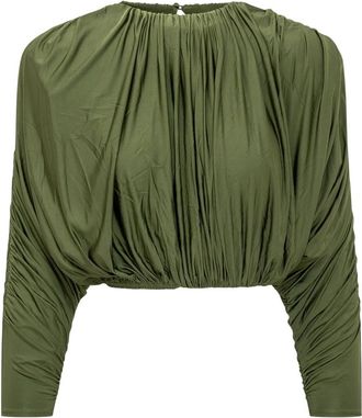 Self Portrait Donna, Top, Verde, 2Xs, new