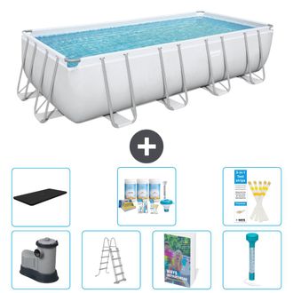 Bestway Piscina Bestway Power Steel Rectangular - 549x274x122 Cm - 8-piezas S574