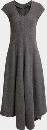 Proenza Schouler Delilah Wool Jersey Midi Dress