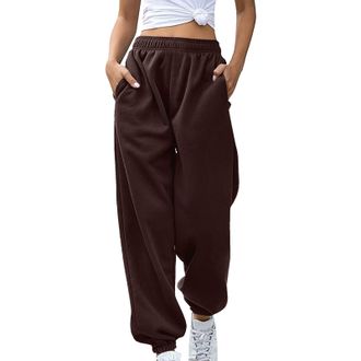 Generic Petite Pajama Bottoms Women Trousers Summer Leisure Pants Women UK Bell Bottom Leggings for Capri Lounge Pants for Short Yoga for Brown