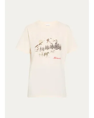 Isabel Marant Zewel Graphic Crewneck T-Shirt