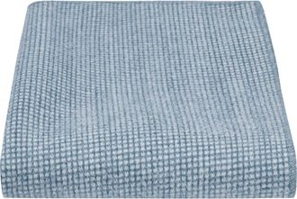 King & Priory True Blue Waffle Pocket Square, Handkerchief