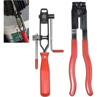 OEM Alicates Para Abrazaderas De Manguera, 2 Alicates: Alicates Para Abrazaderas De Manguera De Junta Universal Y Alicates Para Abrazaderas De Manguera De