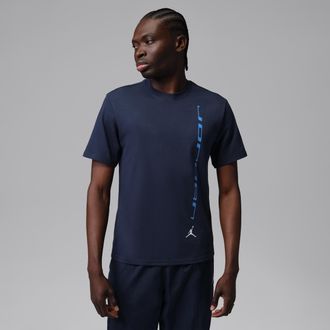 Nike Jordan Mens Jordan Sport Dri-FIT T-Shirt in Blue | IF0857-410