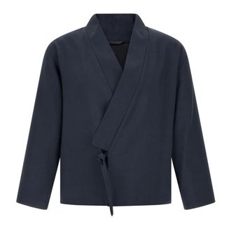 Kenzo Kimono Jacket - male - Kenzo - Light Jackets - Blue - XL - Jackets