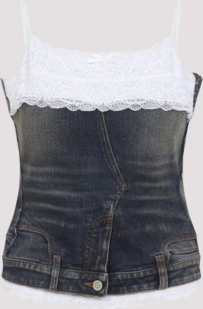 Balenciaga gepatchte top