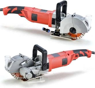 Trade Shop Trade Shop - Tracciatrice Scanalatrice A Disco 5 Dischi Scanalatore Muro 2800w Pompa Acqua