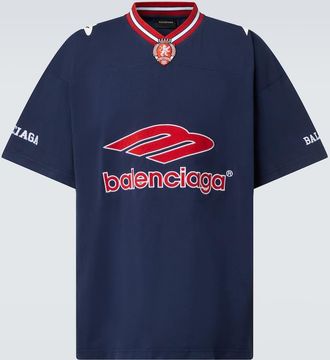 Balenciaga T-shirt oversize in jersey di cotone