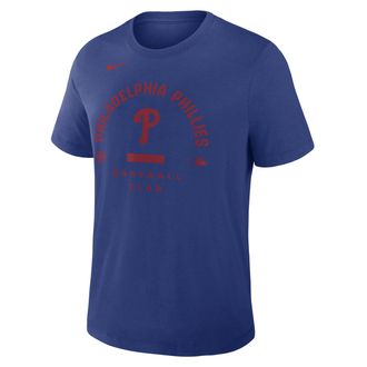 Nike Philadelphia Phillies Authentic Collection Early Work Nike Mens Dri-FIT MLB T-Shirt in Blue | 034J4EWPP-HXK
