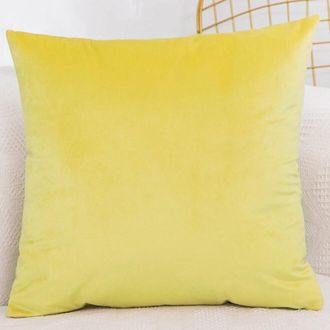 OEM Funda De Almohada Cuadrada Decorada De Terciopelo Cterwk, Funda De Coj&iacute;n Suave, 15,75 X 15,75 Pulgadas