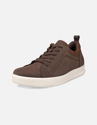 Ecco Mens ECCO Mens Byway Nubuck Leather Trainers - Brown - Size: 10.5/11
