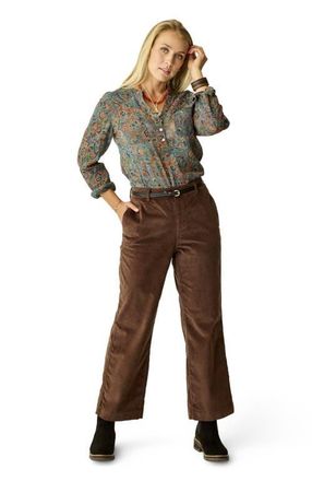 Carve Designs Dylan Gauze Shirt in Bistro Floral at Nordstrom, Size Xx-Small