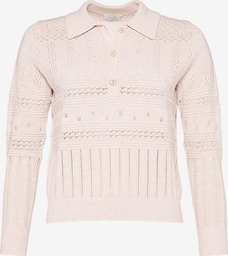 Eres Lochstrickpullover aus Wolle und Kaschmir Charmeur