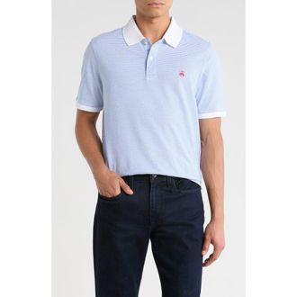 Brooks Brothers Cotton Oxford Piqu&eacute; Knit Polo in Blue at Nordstrom Rack, Size Xx-Large