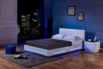 vidaXL Vidaxl - Home Deluxe - Cama Led Asteroid Color: Blanco, Tama&ntilde;o: 140 X 200 Cm