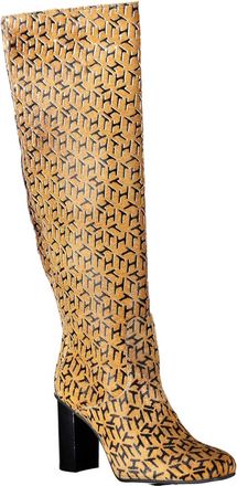Tommy Hilfiger Monogram Canvas Boot - Beige