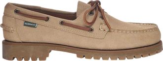 Sebago Mens Ranger Suede Moccasins (Beige Camel) - Flax - Size UK 12