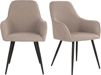 Moloo de tela boucl&eacute; color topo (x2)