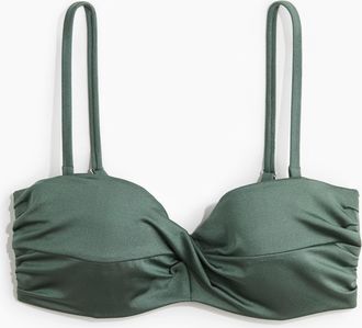 H&M Balconette-Bikinitop - Green