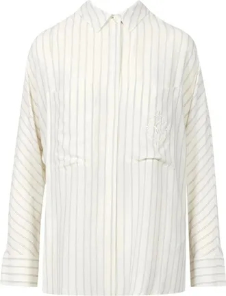 Semicouture Overhemden, Dames, Wit, M, Shirts