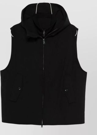 Emporio Armani wool hooded vest