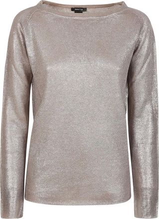 Avant Toi Truien & Vesten, Dames, Beige, S, GELamineerde trui